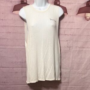 Spiritual Gangster Cream Tank Top